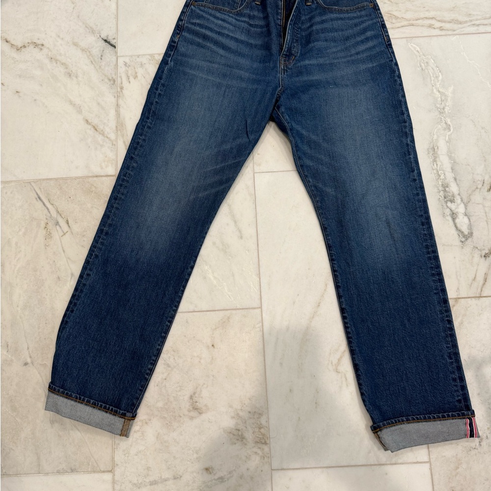 Madewell 90s Straight Leg Blue Jeans